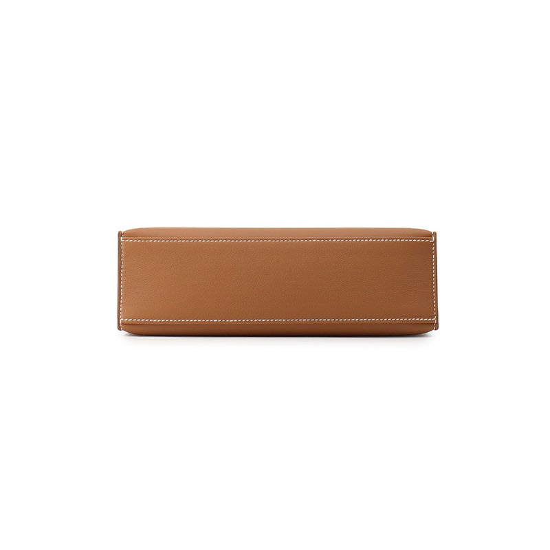 エルメス ハンドバッグ ポシェットケリー ゴールド/シルバー金具 スイフト K刻印 HERMES バッグ