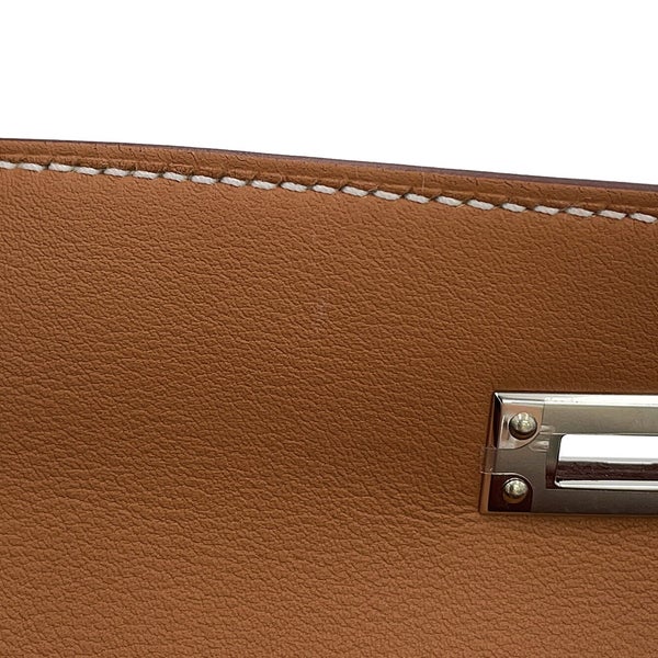 エルメス ハンドバッグ ポシェットケリー ゴールド/シルバー金具 スイフト K刻印 HERMES バッグ