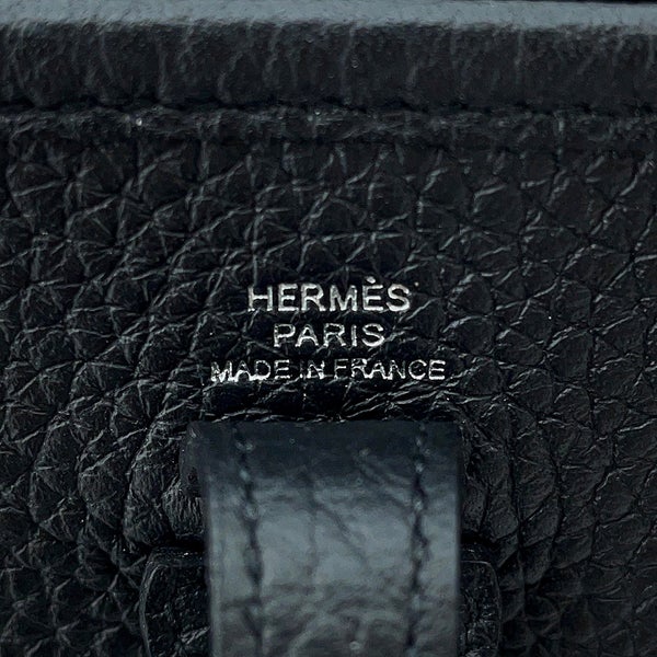 エルメス ショルダーバッグ エブリンTPM 111cm ブラック/シルバー金具 トリヨンクレマンス G刻印 HERMES Evelyne