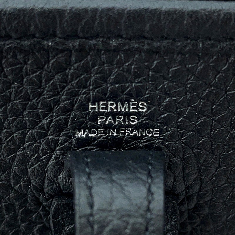 エルメス ショルダーバッグ エブリンTPM 111cm ブラック/シルバー金具 トリヨンクレマンス G刻印 HERMES Evelyne