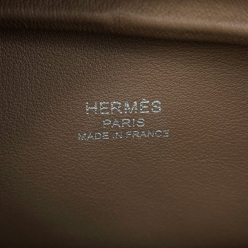 エルメス ショルダーバッグ プティ クーリエ エトゥープ/シルバー金具 エバーカラー/トリヨンクレマンス W刻印 HERMES