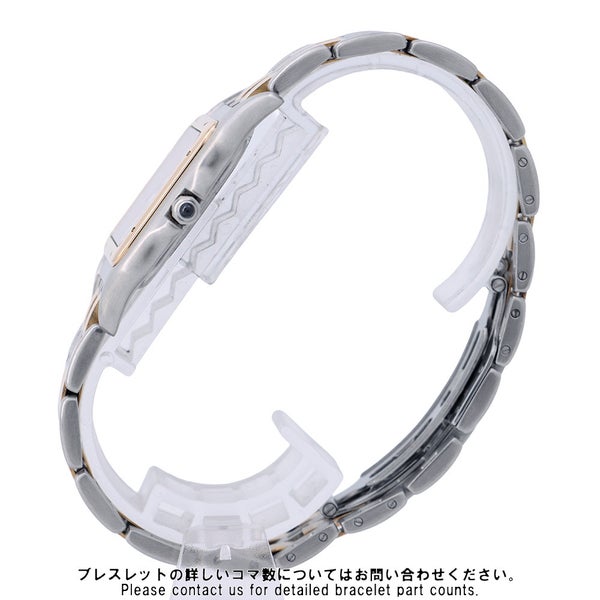 カルティエ パンテール 2ロウ LM W25027B6 Cartier 腕時計 シルバー文字盤 クォーツ