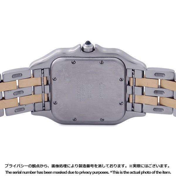 カルティエ パンテール 2ロウ LM W25027B6 Cartier 腕時計 シルバー文字盤 クォーツ