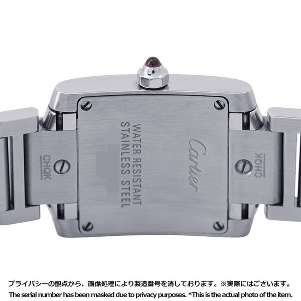 カルティエ タンクフランセーズ SM W51028Q3 Cartier 腕時計 レディース クォーツ ピンクシェル文字盤