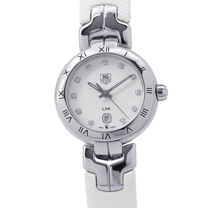 タグホイヤー リンク WAT1411.FC6316 TAG Heuer 腕時計 ホワイト文字盤 11Pダイヤ