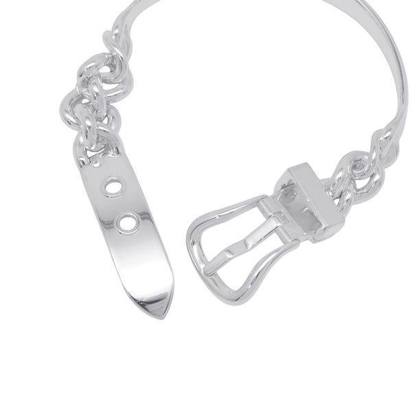 エルメス ブレスレット ブックルセリエ・アンフレクシブルGM SV925シルバー サイズ17 HERMES ジュエリー