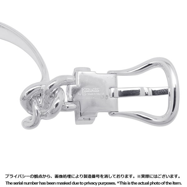 エルメス ブレスレット ブックルセリエ・アンフレクシブルGM SV925シルバー サイズ17 HERMES ジュエリー