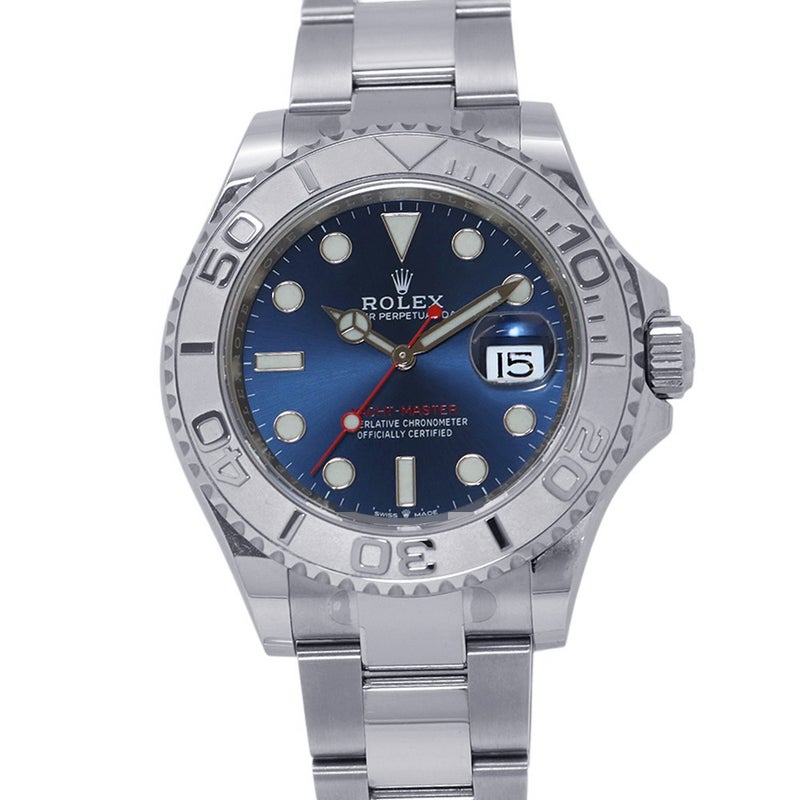 ロレックス ヨットマスター ロレジウム SS/プラチナ ランダムシリアル ルーレット 126622 ROLEX 腕時計 ブルー文字盤