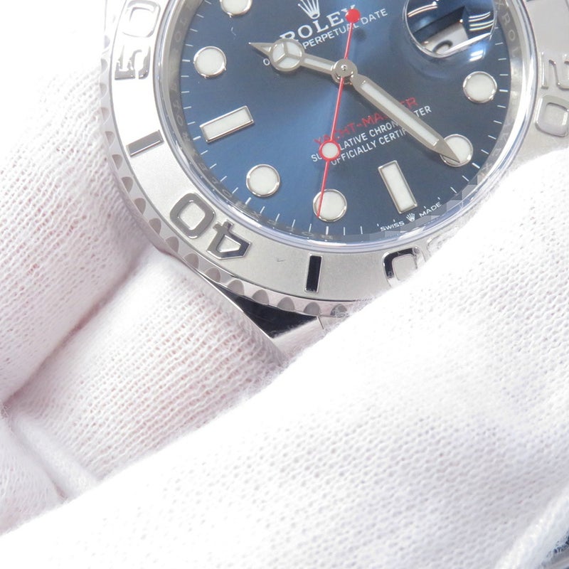 ロレックス ヨットマスター ロレジウム SS/プラチナ ランダムシリアル ルーレット 126622 ROLEX 腕時計 ブルー文字盤