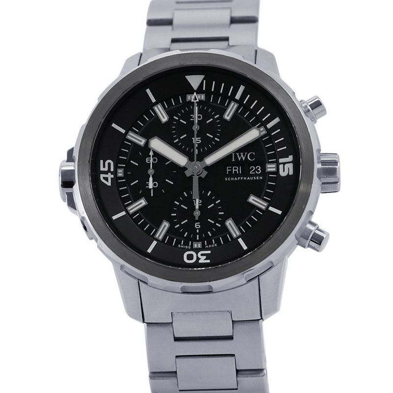 IWC アクアタイマー クロノグラフ IW376804 腕時計 黒文字盤