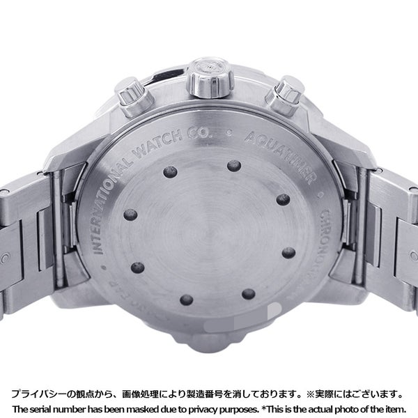 IWC アクアタイマー クロノグラフ IW376804 腕時計 黒文字盤