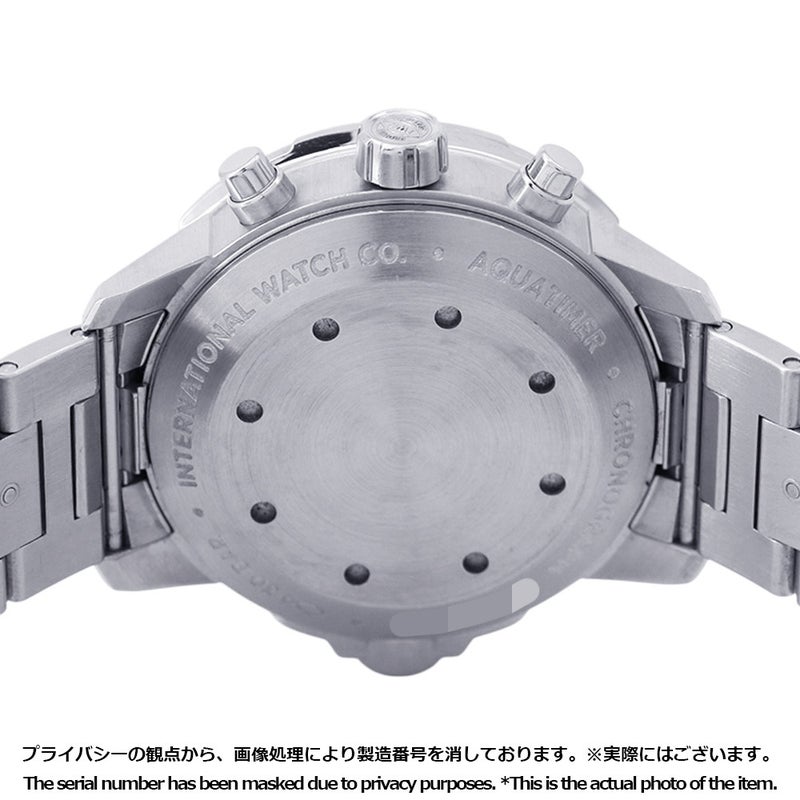 IWC アクアタイマー クロノグラフ IW376804 腕時計 黒文字盤