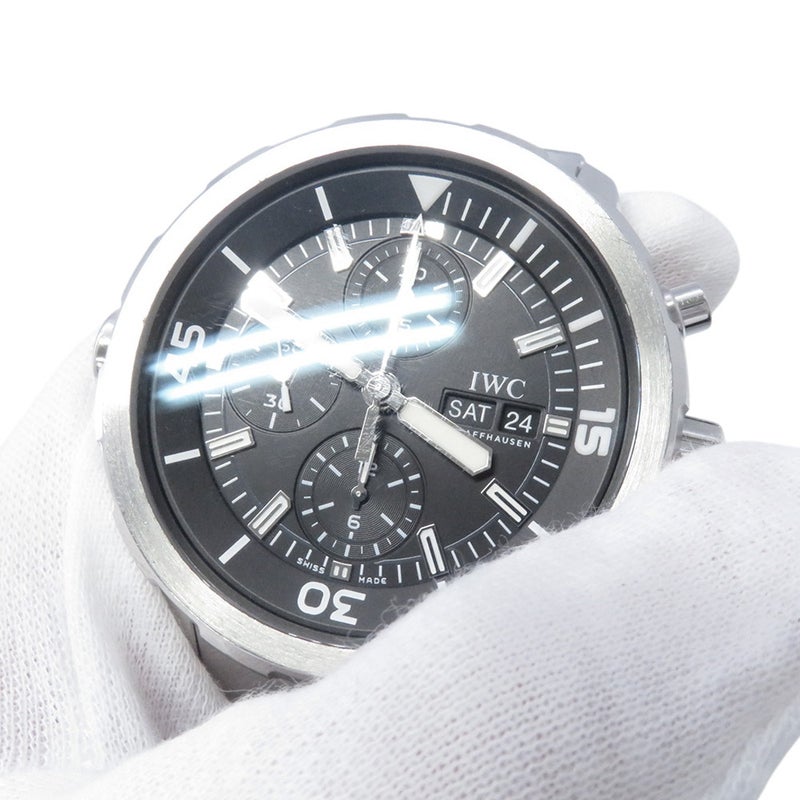 IWC アクアタイマー クロノグラフ IW376804 腕時計 黒文字盤