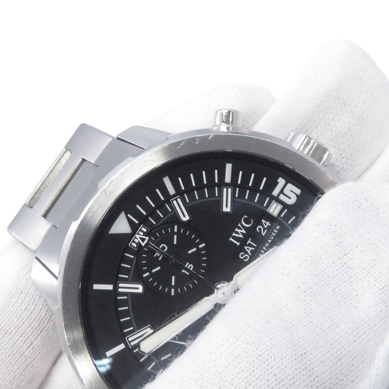 IWC アクアタイマー クロノグラフ IW376804 腕時計 黒文字盤