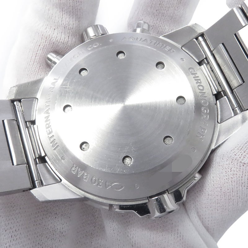 IWC アクアタイマー クロノグラフ IW376804 腕時計 黒文字盤