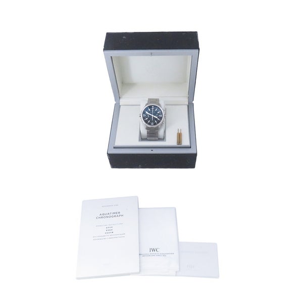 IWC アクアタイマー クロノグラフ IW376804 腕時計 黒文字盤