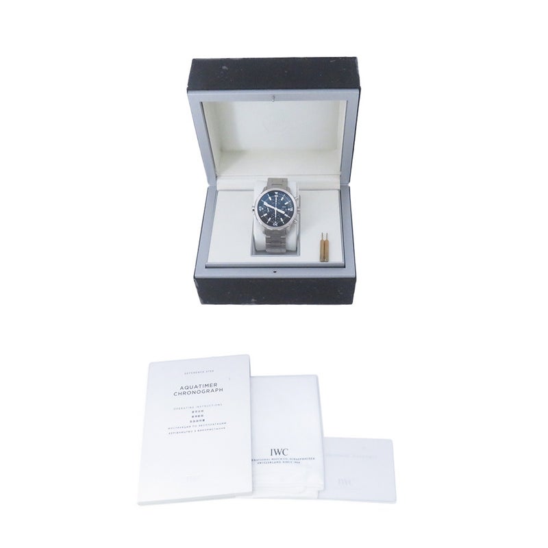 IWC アクアタイマー クロノグラフ IW376804 腕時計 黒文字盤
