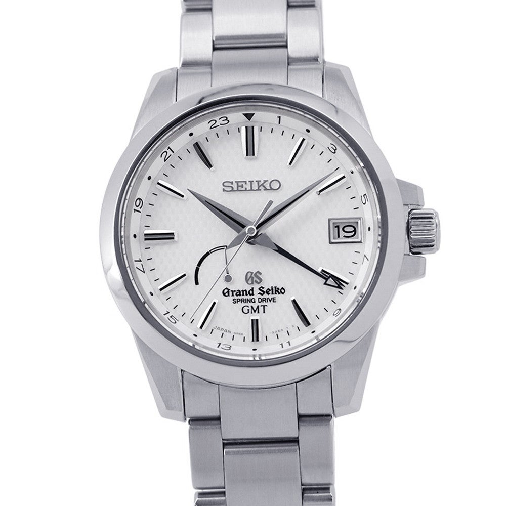 セイコー グランドセイコー スプリングドライブ GMT SBGE009 SEIKO 腕時計 白文字盤 セイコー グランドセイコー スプリングドライブ GMT SBGE009 SEIKO