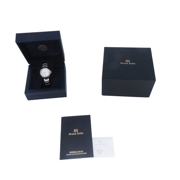 セイコー グランドセイコー スプリングドライブ GMT SBGE009 SEIKO 腕時計 白文字盤