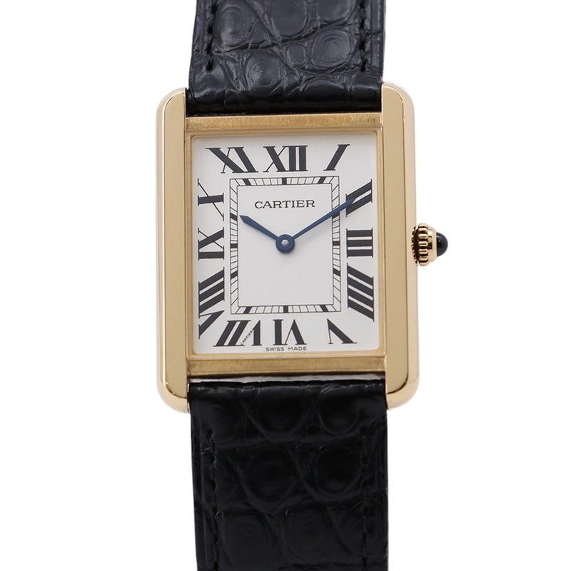 カルティエ タンク ソロ LM W5200004 Cartier 腕時計 シルバー文字盤
