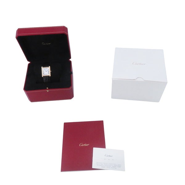 カルティエ タンク ソロ LM W5200004 Cartier 腕時計 シルバー文字盤
