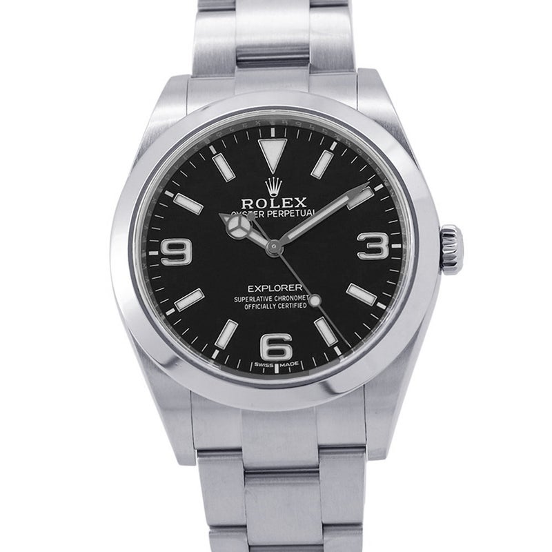 ロレックス エクスプローラー1 ランダムシリアル ルーレット 214270 ROLEX 腕時計 黒文字盤