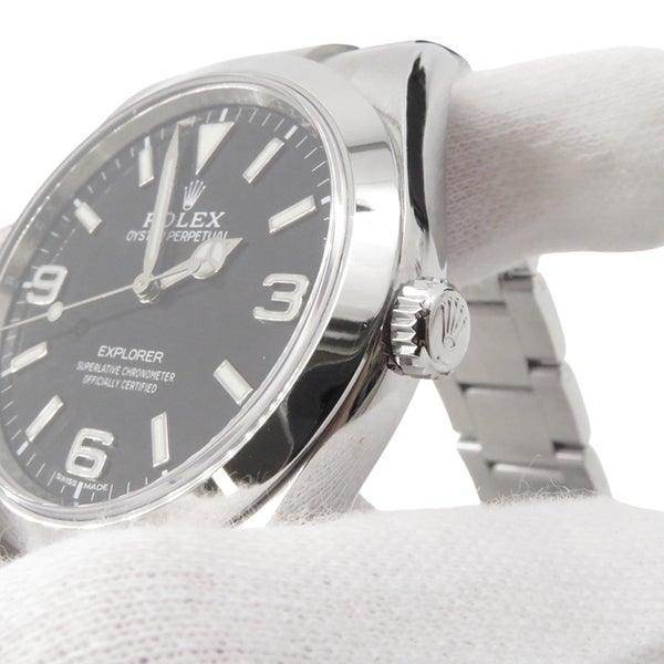 ロレックス エクスプローラー1 ランダムシリアル ルーレット 214270 ROLEX 腕時計 黒文字盤