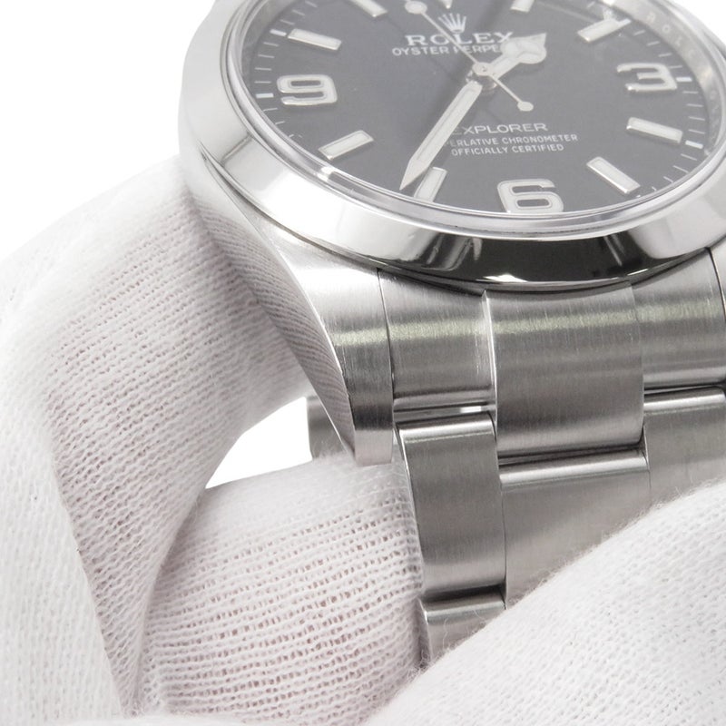 ロレックス エクスプローラー1 ランダムシリアル ルーレット 214270 ROLEX 腕時計 黒文字盤