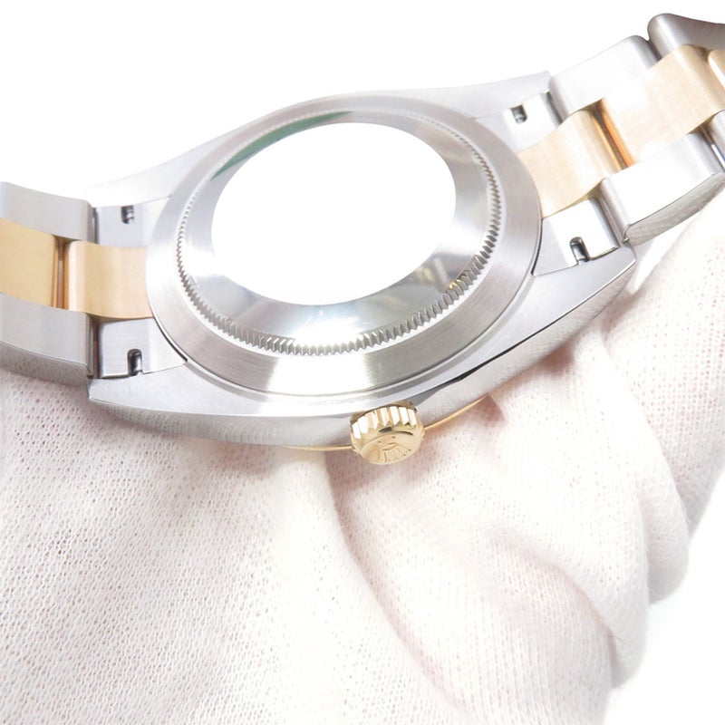 ロレックス デイトジャスト41 SS/K18YG ランダムシリアル ルーレット 126333 ROLEX 腕時計 スレート文字盤