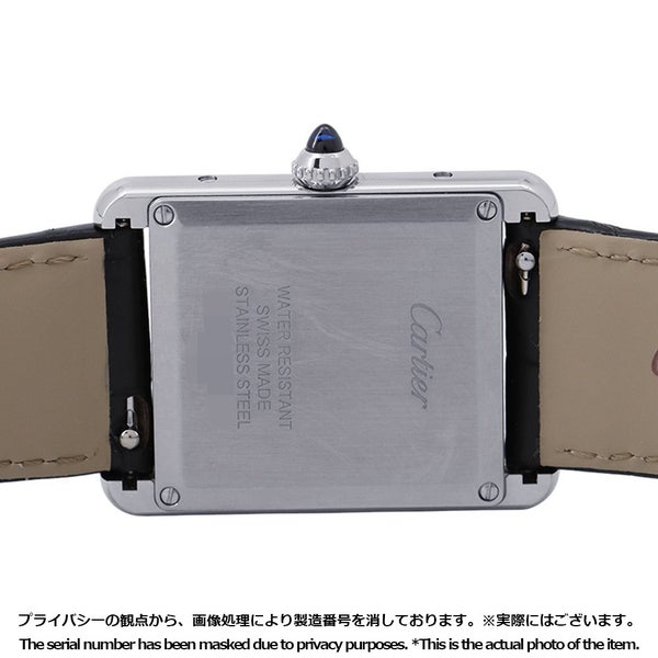 カルティエ タンク マスト ドゥ カルティエ ウォッチ LM WSTA0072 Cartier 腕時計 黒文字盤