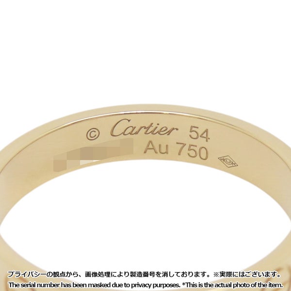カルティエ リング LOVE リング SM スモールモデル K18YGイエローゴールド サイズ54 B4085000 指輪 ミニ ラブリング