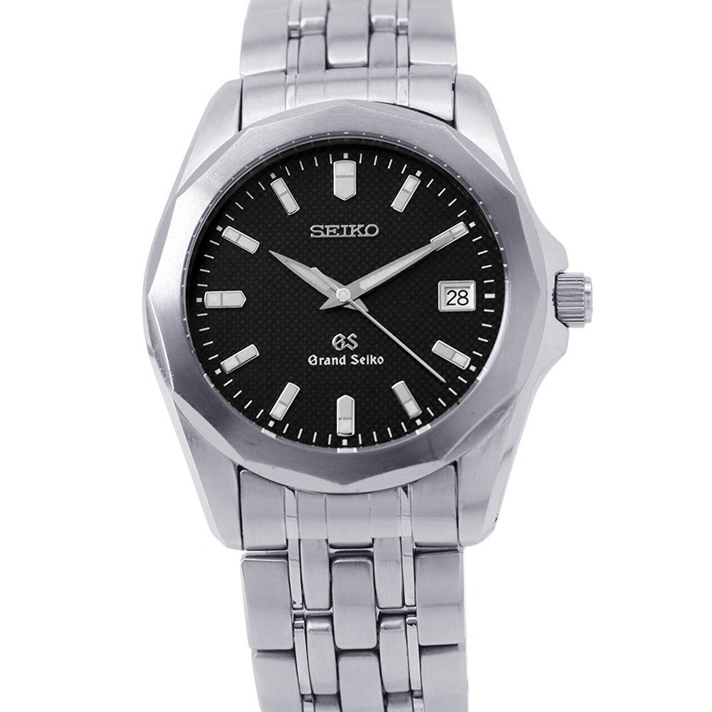セイコー グランドセイコー SBGF001 SEIKO 腕時計 黒文字盤 クォーツ