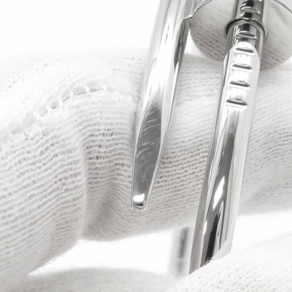 カルティエ ブレスレット ジュスト アン クル ブレスレット クラシック K18WGホワイトゴールド サイズ17 B6048317 Cartier バングル