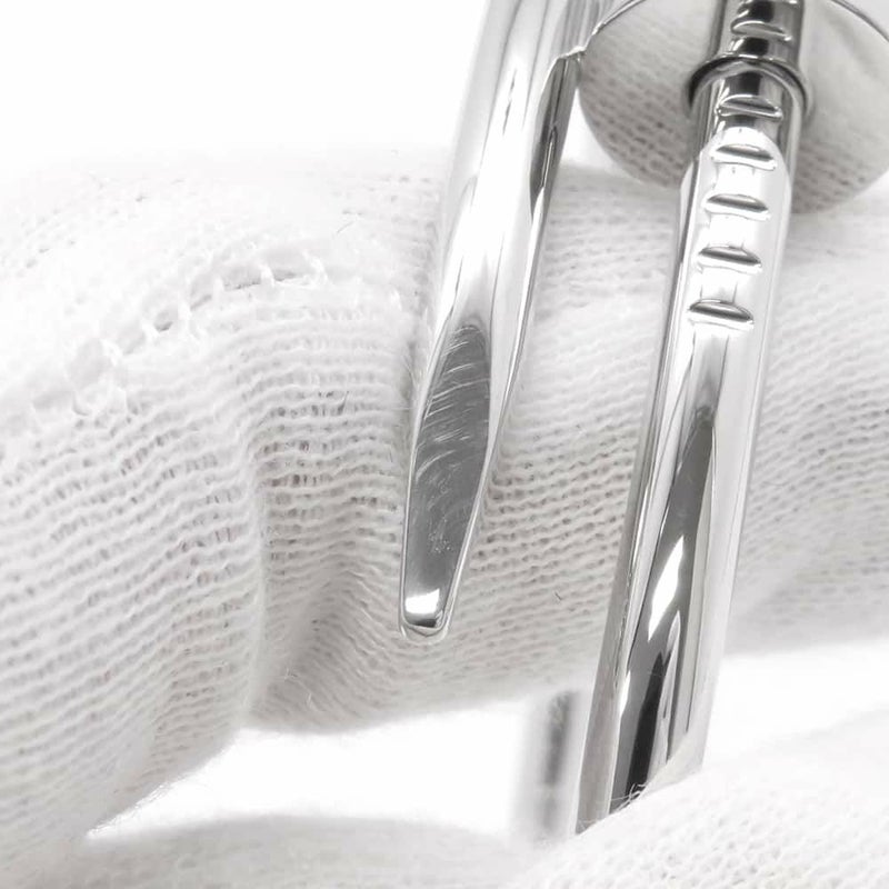 カルティエ ブレスレット ジュスト アン クル ブレスレット クラシック K18WGホワイトゴールド サイズ17 B6048317 Cartier バングル