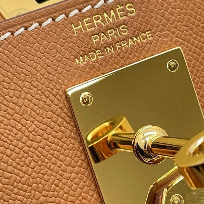 エルメス クラッチバッグ ケリーエラン ゴールド/ゴールド金具 ヴォーマダム B刻印 2wayショルダー