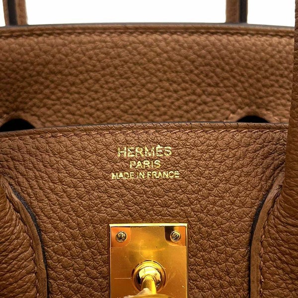 エルメス バーキン25 アルザン/ゴールド金具 トゴ Z刻印 HERMES Birkin ハンドバッグ