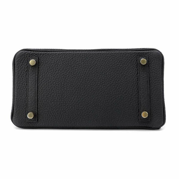 エルメス バーキン25 ブラック/ゴールド金具 トゴ B刻印 HERMES Birkin ハンドバッグ 黒