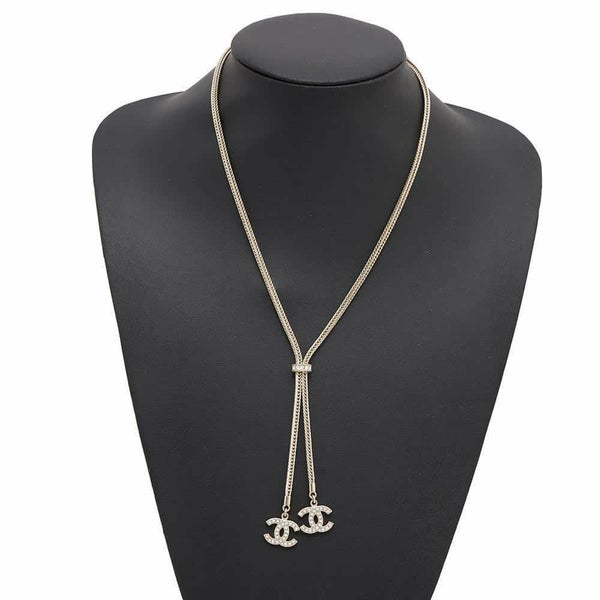 シャネル ネックレス ココマーク ラインストーン B24 K ABE652 CHANEL アクセサリー