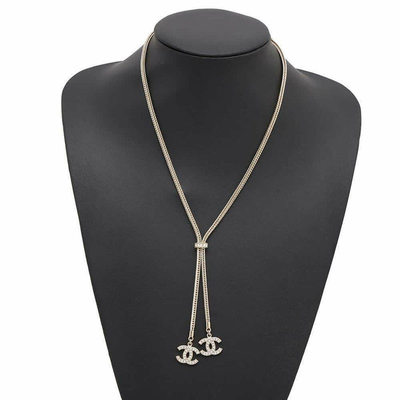 シャネル ネックレス ココマーク ラインストーン B24 K ABE652 CHANEL アクセサリー