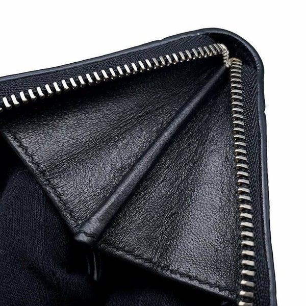 ティファニー コインケース レザー Tiffany&Co. 財布 小銭入れ ラウンドファスナー 黒