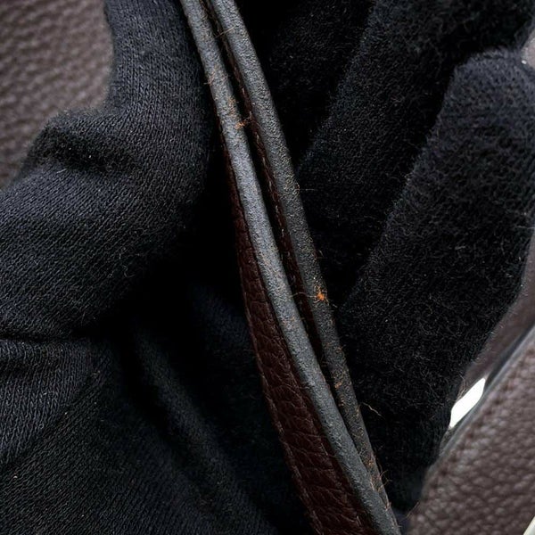 エルメス ハンドバッグ ケリー35 内縫い ショコラ/シルバー金具 トゴ □J刻印 2way