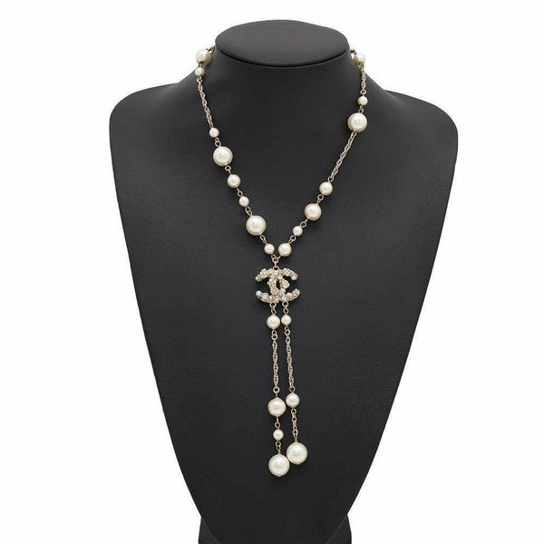 シャネル ネックレス ココマーク フラワーモチーフ パール ラインストーン B11A CHANEL アクセサリー