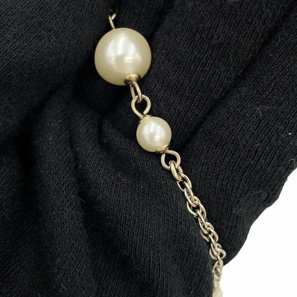 シャネル ネックレス ココマーク フラワーモチーフ パール ラインストーン B11A CHANEL アクセサリー