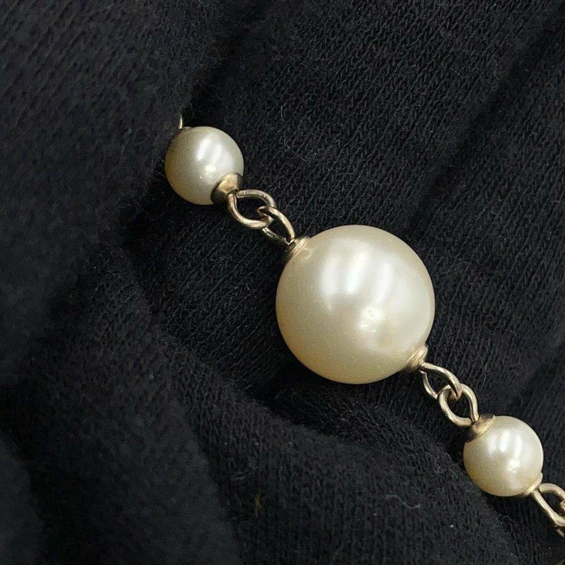 シャネル ネックレス ココマーク フラワーモチーフ パール ラインストーン B11A CHANEL アクセサリー