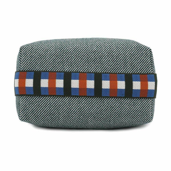 エルメス ポーチ ブリッド・ア・ブラック オ・カレ PM ヴェールフォレ/ベルフォーレ/シルバー金具 ウール HERMES