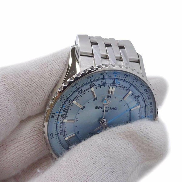 ブライトリング ナビタイマー オートマチック GMT A32310 BREITLING 腕時計 アイスブルー文字盤