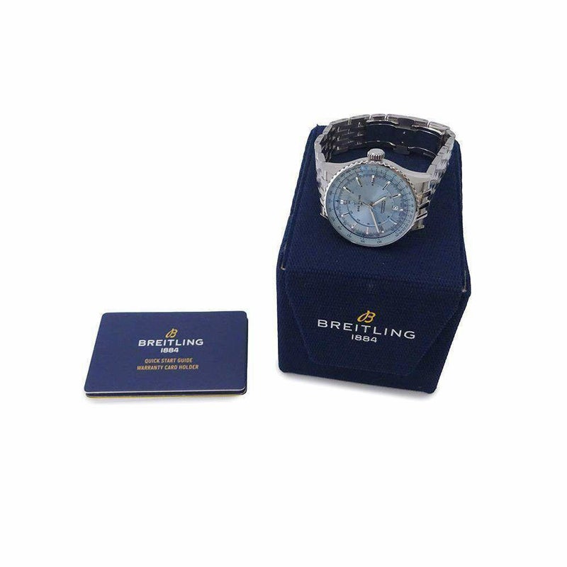 ブライトリング ナビタイマー オートマチック GMT A32310 BREITLING 腕時計 アイスブルー文字盤