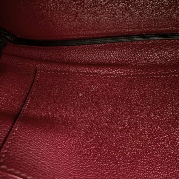 エルメス バーキン30 ルージュグレナ/シルバー金具 トゴ W刻印 HERMES Birkin ハンドバッグ