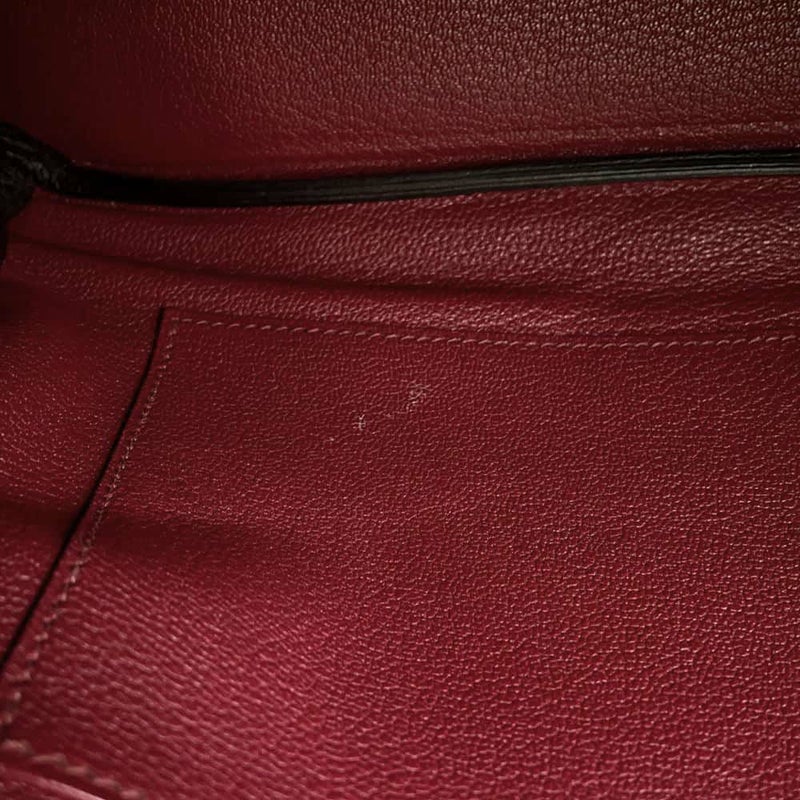 エルメス バーキン30 ルージュグレナ/シルバー金具 トゴ W刻印 HERMES Birkin ハンドバッグ