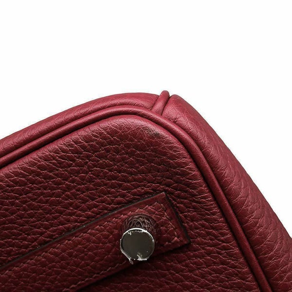 エルメス バーキン30 ルージュグレナ/シルバー金具 トゴ W刻印 HERMES Birkin ハンドバッグ
